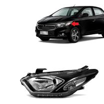 Farol Cromado Com Led Onix Prisma 2017 2018 2019 Esquerdo Farol Cromado Com Led Onix Prisma 2017 2018 2019 Esquerdo