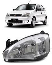 Farol Cromado Corsa Montana 2008 2010 Esquerdo Pisca Liso Farol Cromado Corsa Montana 2008 2010 Esquerdo Pisca Liso