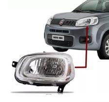 Farol Cromado Fiat Uno 2015 2016 17 2019 2020 2021 Esquerdo Farol Cromado Fiat Uno 2015 2016 17 2019 2020 2021 Esquerdo