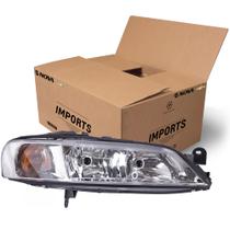 Farol Cromado Lado Direito Imports Vectra 2000 A 2005 Zn1414056