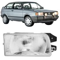 Farol Cromado Ld Gol G1 Parati G1 Saveiro G1 Voyage 1991 Ate 1994 Encaixe Arteb