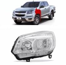 Farol Cromado S10 LT 2012 2013 2014 2015 Esquerdo