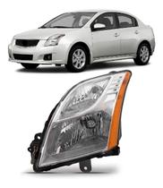 Farol Cromado Sentra 2010 A 2013 Farol Cromado Sentra 2010 A 2013