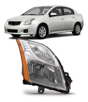 Farol Cromado Sentra 2010 A 2013 Farol Cromado Sentra 2010 A 2013