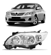 Farol Cromado Toyota Corolla 2012 2013 2014 Esquerdo Farol Cromado Toyota Corolla 2012 2013 2014 Esquerdo