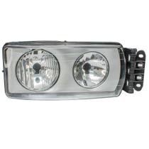 Farol Cursor Stralis Tector Trakker 2006 a 2010 Lado Passageiro Com Moldura Prata 4 Vias - NINO - F-212