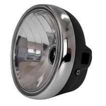 Farol Da Moto Yamaha Factor Ybr 125 Completo Aro Cromado 2009 até 2024