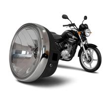Farol Da Moto Yamaha Factor Ybr 125 Completo Aro Cromado 2009 Em Diante