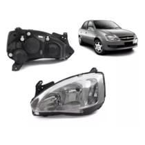 Farol Dark Chrome GM Celta / Prisma