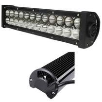 Farol de barra led 24 leds 72w 10v - 60v com suporte