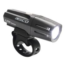 Farol de bicicleta CECO-USA F1200 1.200 lúmens USB recarregável Farol de bicicleta CECO-USA F1200 1.200 lúmens USB recarregável