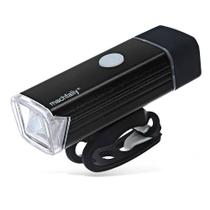 Farol De Bicicleta Led 4 Funções Usb Recarregável 180 Lumens Machfally