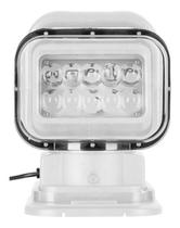 Farol De Busca Led 12V 380º X 137º Controle Remoto - Branco