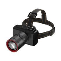Farol De Cabeça LED Recarregável À Prova D'água Com Zoom Telescópico De Alto Lúmen Para Trabalho