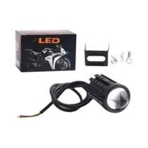 Farol De LED Bicolor Para Moto Com Lente Projetora Universal Para ATV, Scooter E Luz De Neblina/Foco Farol De LED Bicolor Para Moto Com Lente Projetora Universal Para ATV, Scooter E Luz De Neblina/Foco