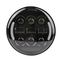 Farol De LED Branco Para Motocicleta 5 3/4 Polegadas Com Halo DRL Angel Eyes Para Dyna Sportster