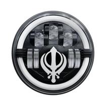 Farol De LED De 7 Polegadas Para Motocicleta Com Luz Alta/Baixa, Sinalizador E Luz Diurna Para Royal