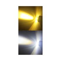 Farol De LED Para Moto Branco Amarelo H4 H6 BA20D P15D Com Lente CSP, Luz Alta E Baixa, Holofote