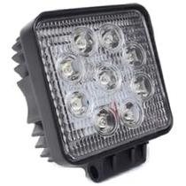 Farol de Led Quadrado com 9 Leds Bivolt 27W