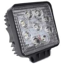 Farol de Led Quadrado com 9 Leds Bivolt 27W