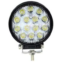 Farol de Led Redondo com 14 Leds 42W
