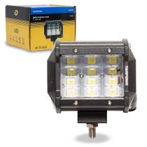 Farol de Milha 12 Leds 4" 10cm 36w 9 a 36V 6000k Premium Fácil instalação Múltiplas aplicação p/Veículos Off-roads a máquinas agrícolas.