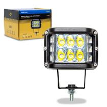 Farol de Milha 12 LEDs Dupla Função LEDs Strobe Laterais Premium