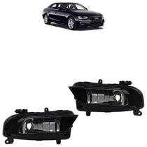 Farol de Milha Auxiliar A4 2013 2014 2015 Liso Acrílico Foco Manual Encaixe H8