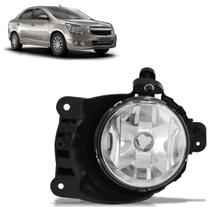 Farol De Milha Auxiliar Cobalt Sonic Onix Spin 2012 A 2015 Liso Acrílico