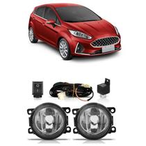 Farol de Milha Auxiliar Ford Fiesta 2010 A 2019 (Exceto modelo SE) Completo Farol de Milha Auxiliar Ford Fiesta 2010 A 2019 (Exceto modelo SE) Completo