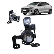 Farol de Milha Auxiliar Hb20 2023 Lente Vidro Lisa e Metal