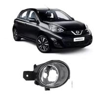 Farol De Milha Auxiliar March 2011 2012 2013 2014 2015 2016 2017 2018 2019 2020 LENTE DE VIDRO