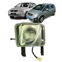Farol de Milha Auxiliar Neblina Corsa Montana Meriva 2003 Até 2007 Esquerdo Lente Raiada Vidro