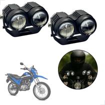 Farol de Milha Auxiliar Neblina Led 20w 12v 24v NXR 160 Bros 2015 2016 2017 2018 2019 até 2024