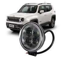 Farol De Milha / Auxiliar Redondo 4 Led 12w