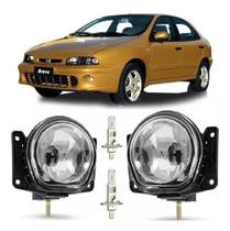 Farol De Milha Fiat Brava 1999 2000 2001 2002 2003 + Lâmpada