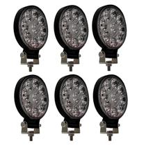 Farol De Milha Kit 6 Led Auxiliar Redondo 27w Rally Off-road LE-6710 Farol De Milha Kit 6 Led Auxiliar Redondo 27w Rally Off-road LE-6710