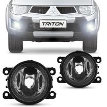 Farol de Milha L200 Triton 2011 2012 2013 2014 2015 2016 2017 2018 2019 2020 Auxiliar Neblina