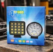 Farol de Milha LED 12V 24V Universal Auxiliar Carro SUV Alto Brilho Farol de Milha LED 12V 24V Universal Auxiliar Carro SUV Alto Brilho