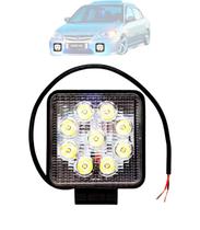 Farol De Milha Led 27W Quadrado 9 Leds Off Road Universal