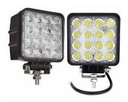 Farol De Milha Led 48w 10v/30v Carro Jeep Barco Moto Onibus