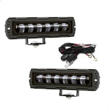 Farol de Milha Led Automotivo 30W 6500K Lente Spot 6 polegadas Com Chicote Carro