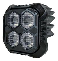 Farol de milha LED quadrado 20W 12V DJ-6920QUA 1800 lumens Alta Potência off-road