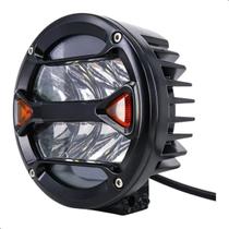 Farol de milha LED Quadrado 40W 3600 lumens 12v Alta Potência DJ-1412MAX Jeep Troller off-road - IRON LED