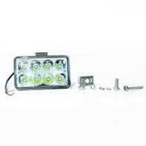 Farol de Milha Led Retangular 8 Leds SMD 24 Watts 6000K - DNI - DNI4162