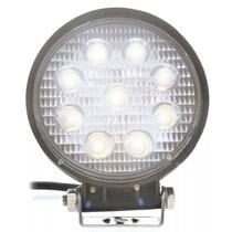 Farol de Milha Led Universal 12V 24V 27W 9 Leds Cinoy YN-FA001 6000K Redondo 11 Cm Farol de Milha Led Universal 12V 24V 27W 9 Leds Cinoy YN-FA001 6000K Redondo 11 Cm