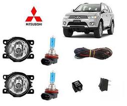 Farol de Milha Pajero Dakar 2014 Lamp Super Branca Kit