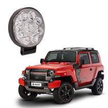 Farol De Milha Redondo 27w Universal Off-road