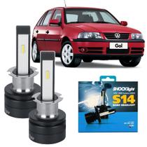 Farol de Milha Super Led Nano S14 6K Gol Saveiro Parati G3