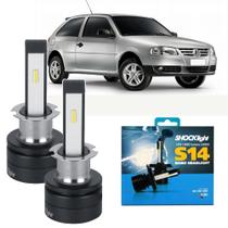 Farol de Milha Super Led Nano S14 6K Gol Saveiro Parati G4